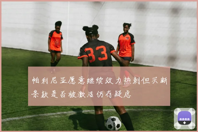 帕利尼亚愿意继续效力热刺但买断条款是否被激活仍存疑虑